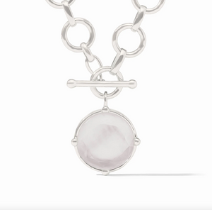 Julie Vos Silver Honeybee Statement Necklace