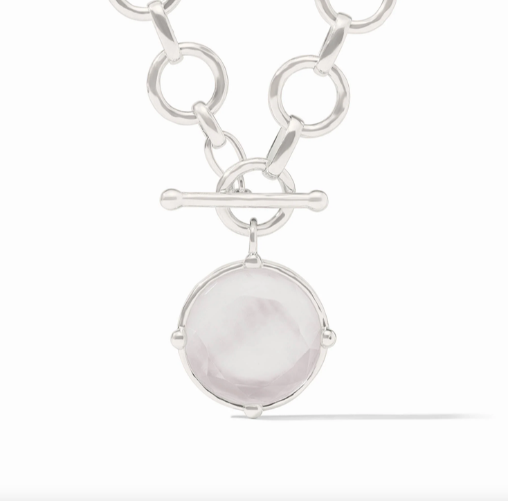 Julie Vos Silver Honeybee Statement Necklace