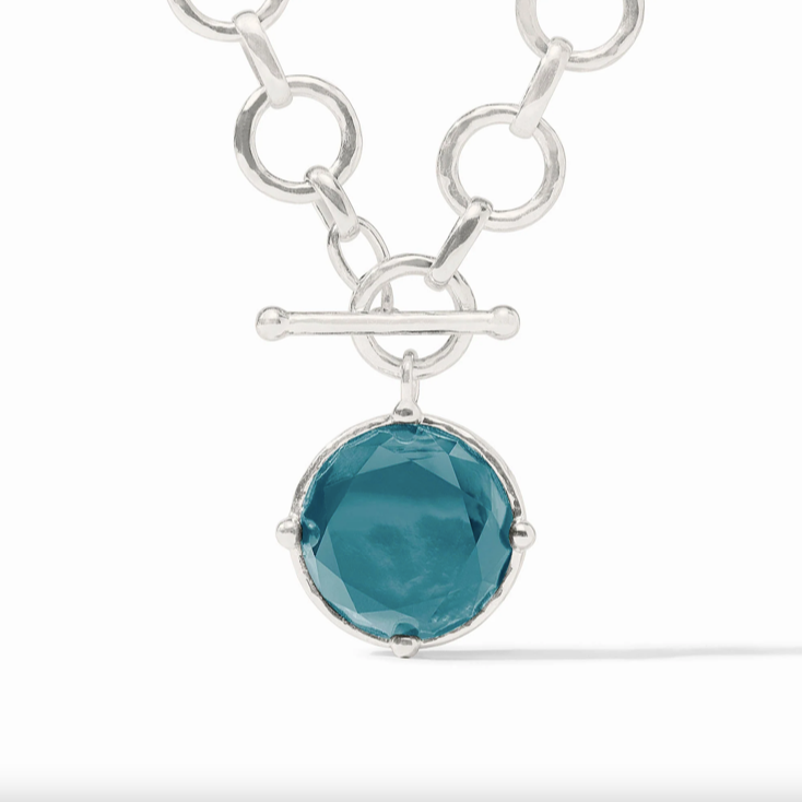 Julie Vos Silver Honeybee Statement Necklace