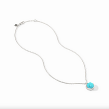 Julie Vos Silver Honeybee Solitaire Necklace
