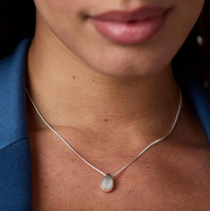 Julie Vos Silver Wave Delicate Necklace