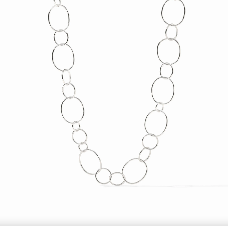 Julie Vos Silver Colette Smooth Necklace