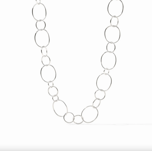 Julie Vos Silver Colette Smooth Necklace