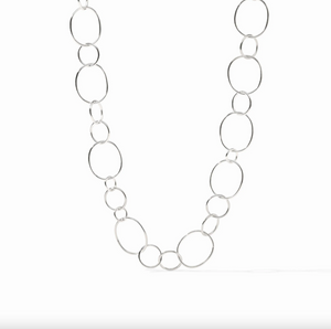 Julie Vos Silver Colette Smooth Necklace