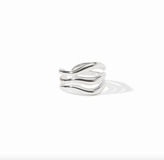 Julie Vos Silver Wave Ring