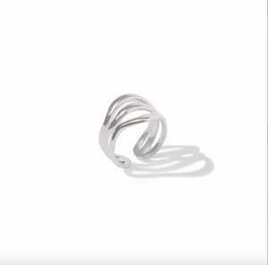 Julie Vos Silver Wave Ring