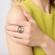 Julie Vos Silver Wave Wrap Ring