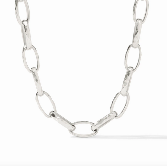 Julie Vos Solara Link Silver Necklace
