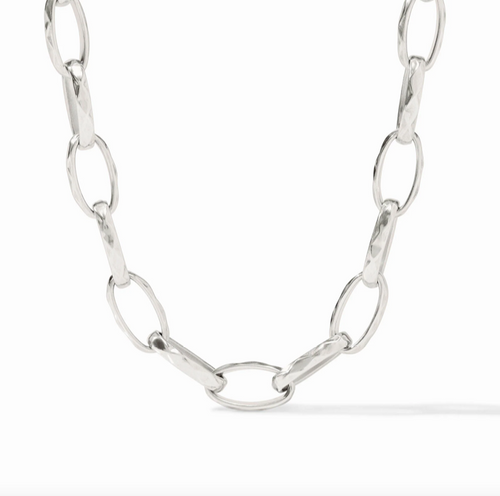 Julie Vos Solara Link Silver Necklace