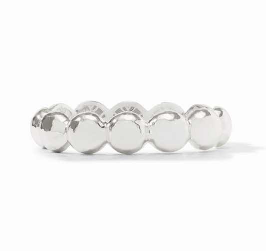 Julie Vos Solara Nova Hinge Silver Bangle Bracelet