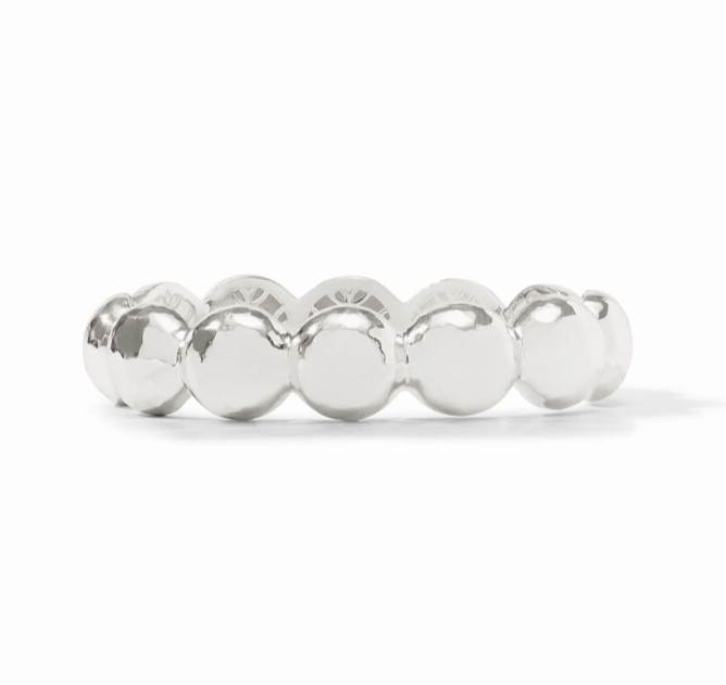 Julie Vos Solara Nova Hinge Silver Bangle Bracelet