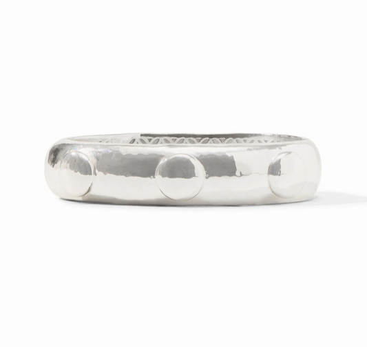 Julie Vos Solara Hinge Silver Bangle Bracelet
