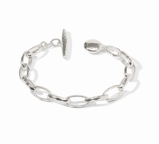 Julie Vos Solara Link Silver Bracelet