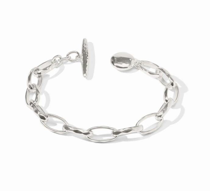 Julie Vos Solara Link Silver Bracelet