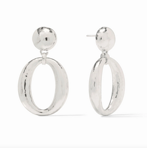 Julie Vos Solara Orbit Silver Statement Earring