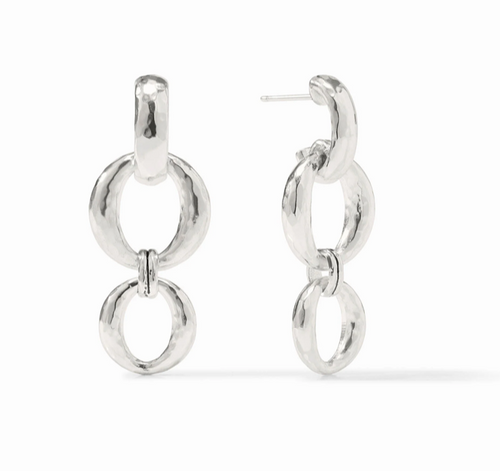 Julie Vos Solara Orbit Silver Earring