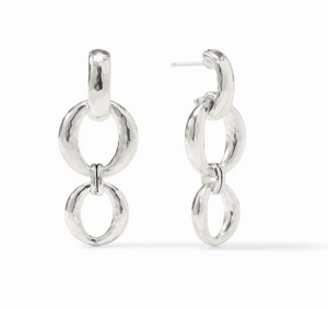 Julie Vos Solara Orbit Silver Earring