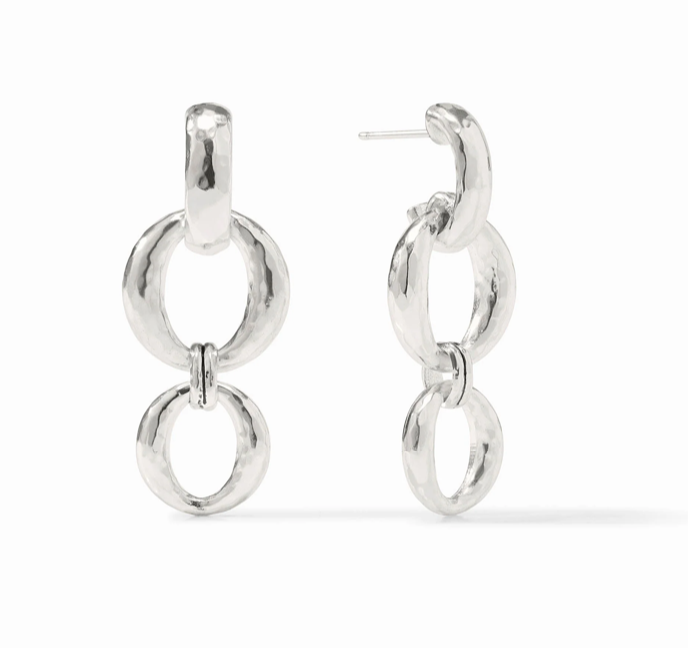 Julie Vos Solara Orbit Silver Earring