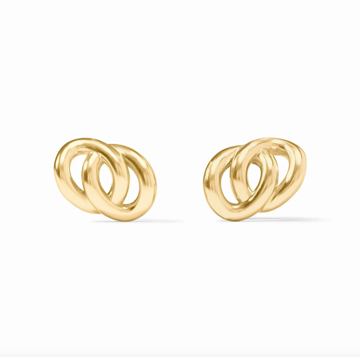 Julie Vos Dolce Link Stud Earrings