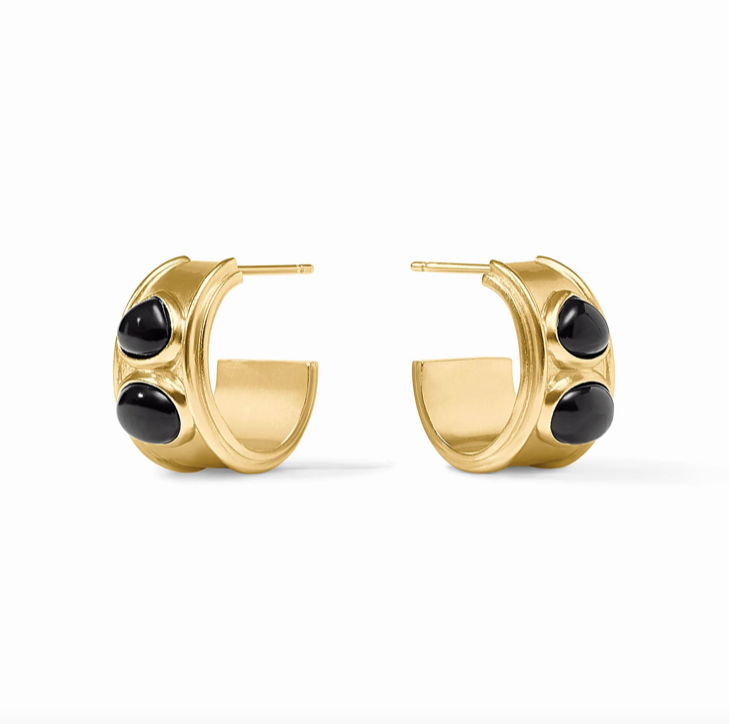 Julie Vos Dolce Stone Hoop Earrings