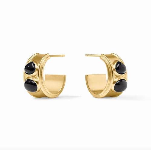 Julie Vos Dolce Stone Hoop Earrings