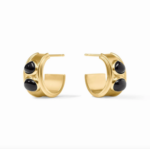Julie Vos Dolce Stone Hoop Earrings