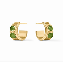 Julie Vos Dolce Stone Hoop Earrings