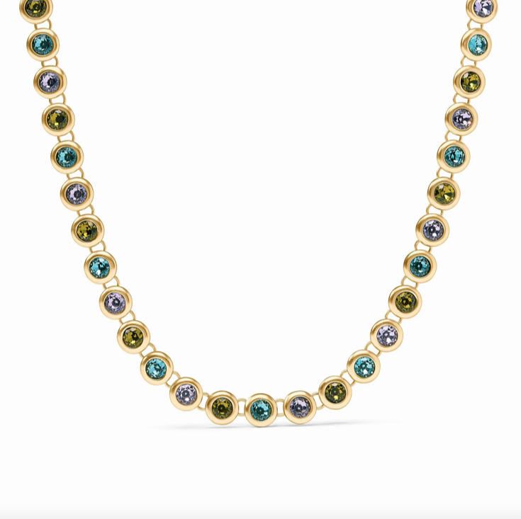 Julie Vos Rainbow Tennis Necklace