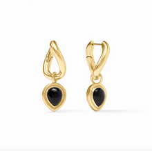 Julie Vos Dolce Hoop Charm Earrings