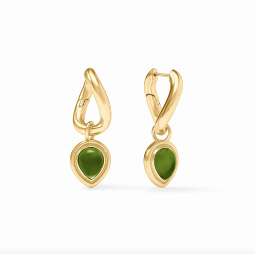 Julie Vos Dolce Hoop Charm Earrings