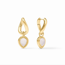 Julie Vos Dolce Hoop Charm Earrings
