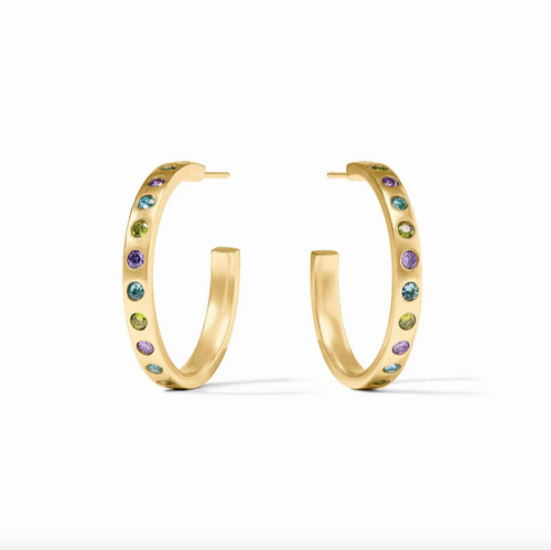 Julie Vos Rainbow Hoop Earrings