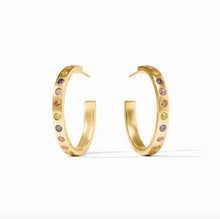 Julie Vos Rainbow Hoop Earrings