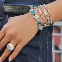 Julie Vos Solara Silver Stone Bracelet