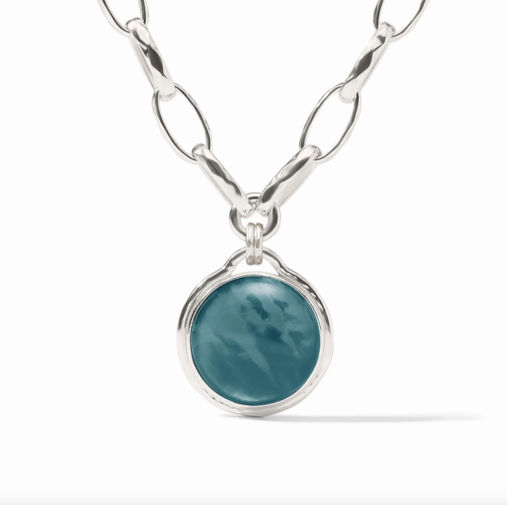 Julie Vos Solara Silver Statement Necklace