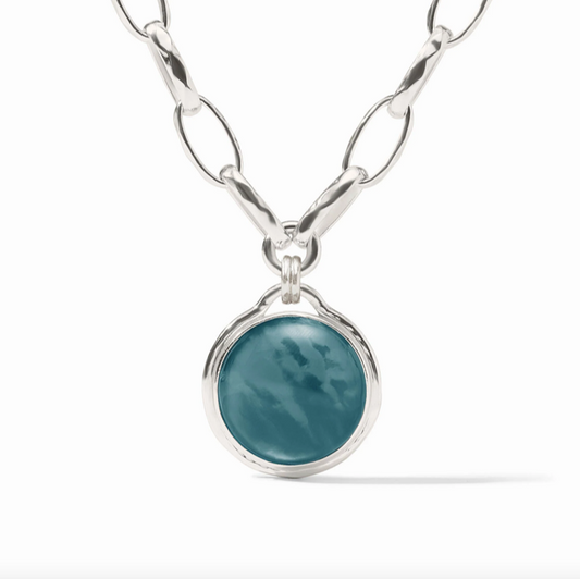 Julie Vos Solara Silver Statement Necklace