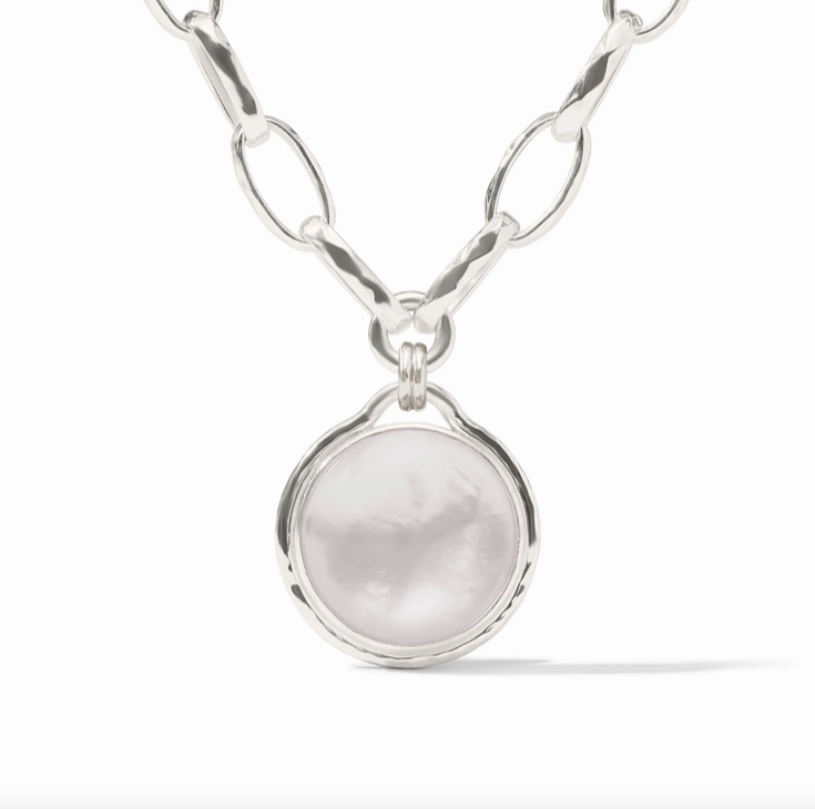 Julie Vos Solara Silver Statement Necklace