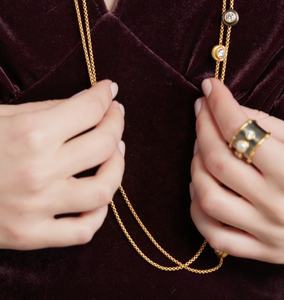 Julie Vos Tribeca Station Necklace