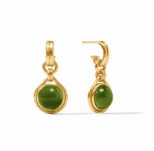 Julie Vos Solara Hoop Charm Earrings
