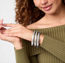 Julie Vos Solara Silver Bangle Bracelet
