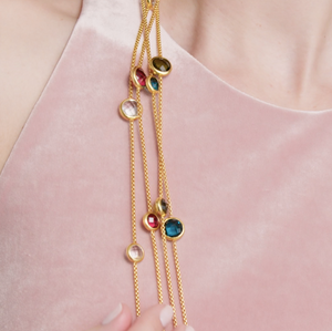 Julie Vos Rainbow Station Necklace