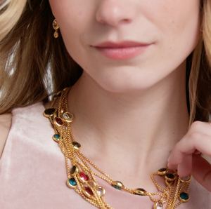 Julie Vos Rainbow Station Necklace