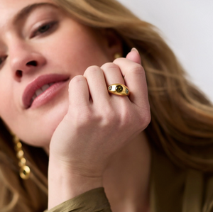 Julie Vos Rainbow Signet Ring