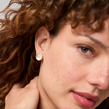 Julie Vos Solara Stone Stud Earrings