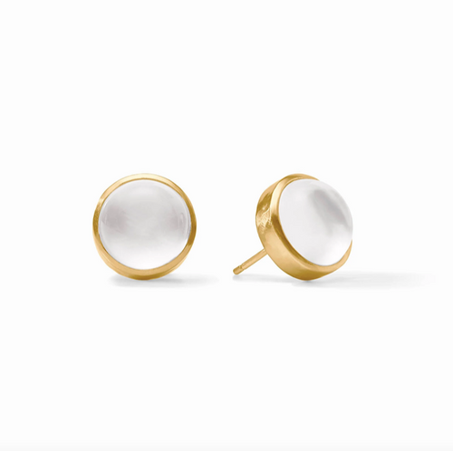 Julie Vos Solara Stone Stud Earrings