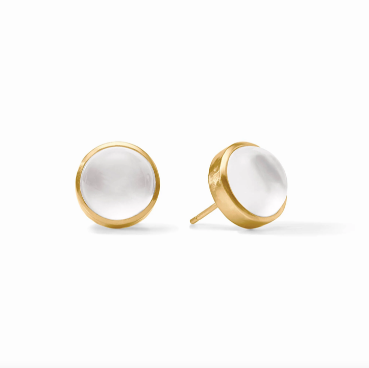 Julie Vos Solara Stone Stud Earrings