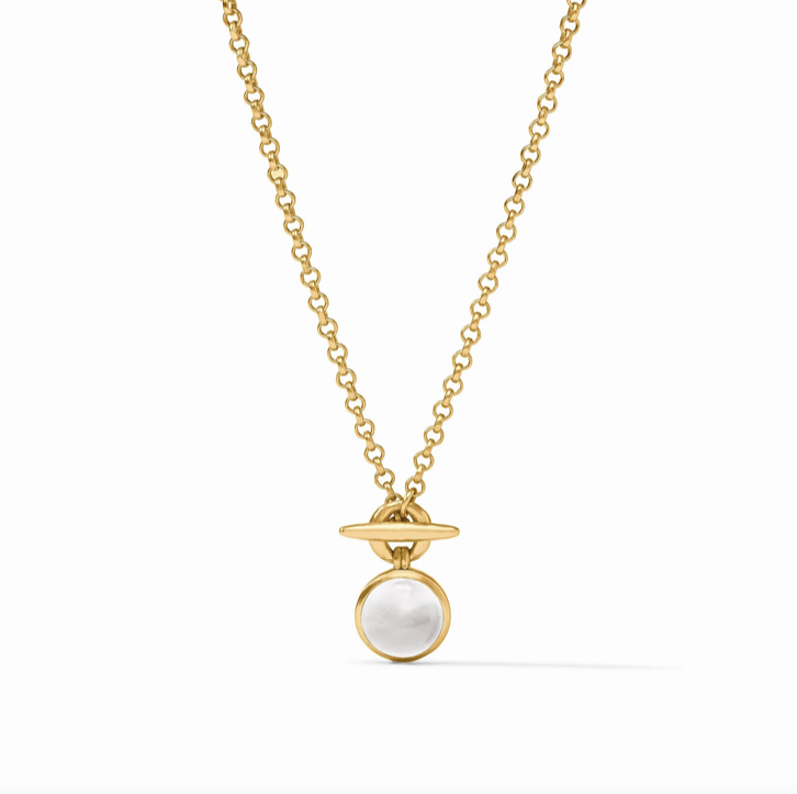 Julie Vos Solara Solitaire Necklace