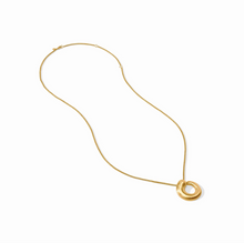 Julie Vos Solara Spiral Pendant Necklace