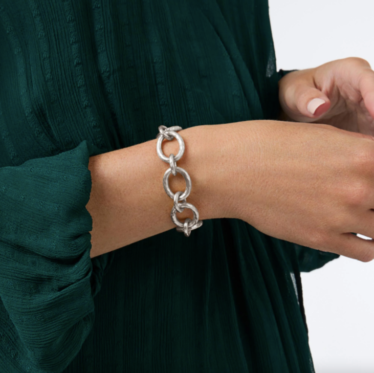 Julie Vos Catalina Demi Link Silver Bracelet