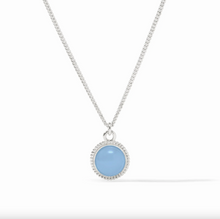 Julie Vos Fleur de Lis Solitaire Silver Necklace